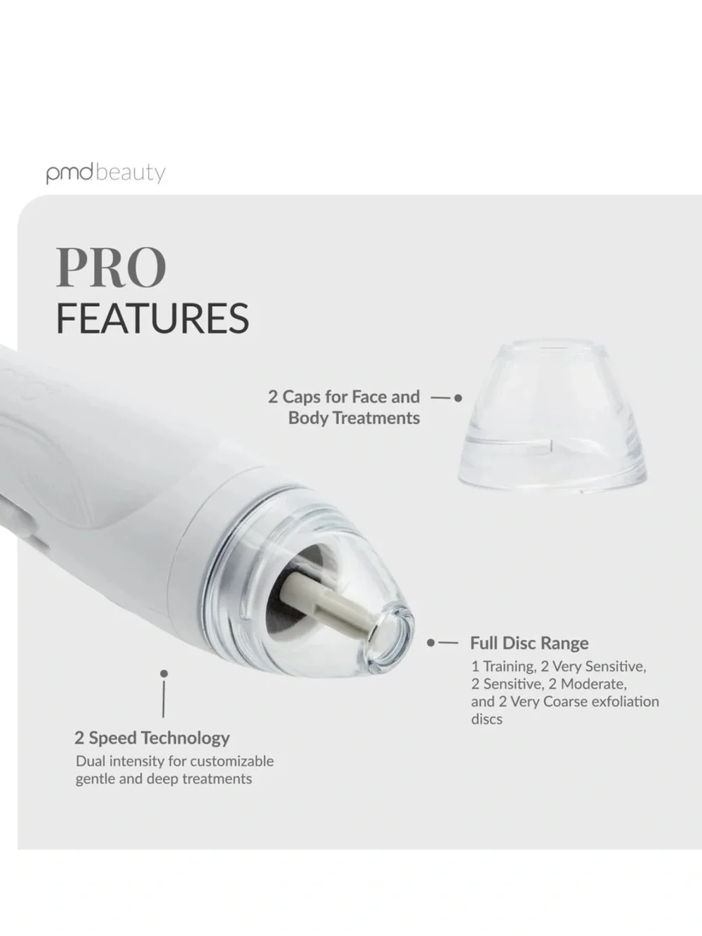 NEW PMD Advanced Exfoliation Device Personal Microderm Pro in white